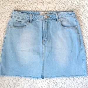 Refuge Denim Skirt Size M Blue